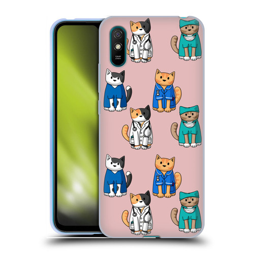 Beth Wilson Doodle Cats 2 Professionals Soft Gel Case for Xiaomi Redmi 9A / Redmi 9AT