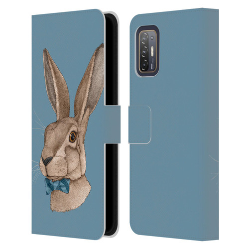 Barruf Animals Hare Leather Book Wallet Case Cover For HTC Desire 21 Pro 5G