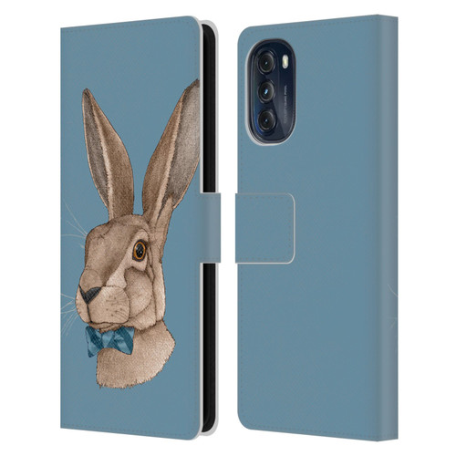 Barruf Animals Hare Leather Book Wallet Case Cover For Motorola Moto G (2022)