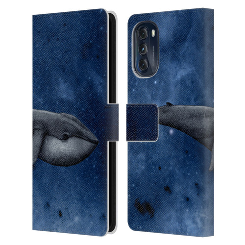 Barruf Animals The Whale Leather Book Wallet Case Cover For Motorola Moto G (2022)
