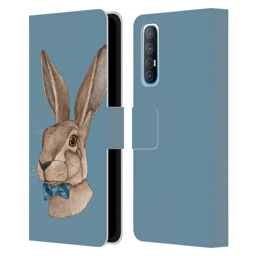 Barruf Animals Hare Leather Book Wallet Case Cover For OPPO Find X2 Neo 5G