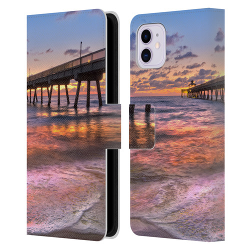 Celebrate Life Gallery Beaches Lace Leather Book Wallet Case Cover For Apple iPhone 11