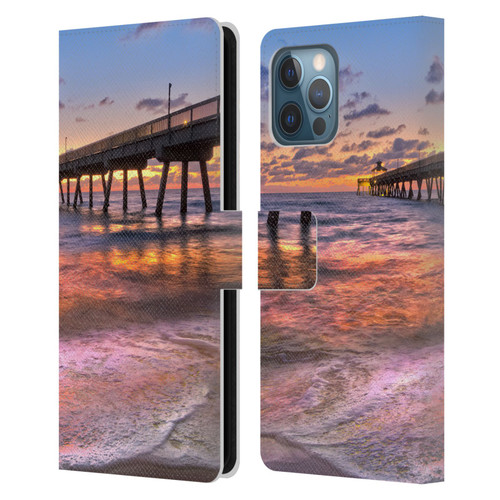 Celebrate Life Gallery Beaches Lace Leather Book Wallet Case Cover For Apple iPhone 12 Pro Max