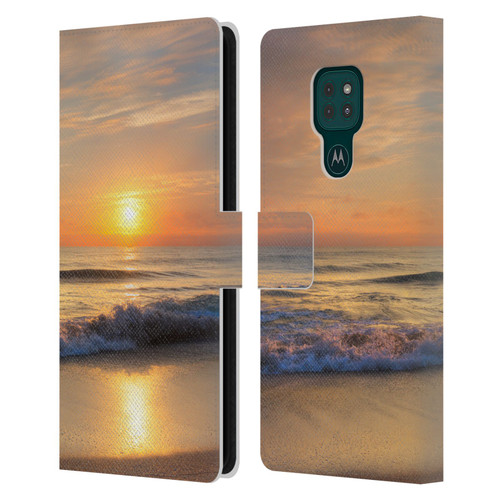 Celebrate Life Gallery Beaches Breathtaking Leather Book Wallet Case Cover For Motorola Moto G9 Play