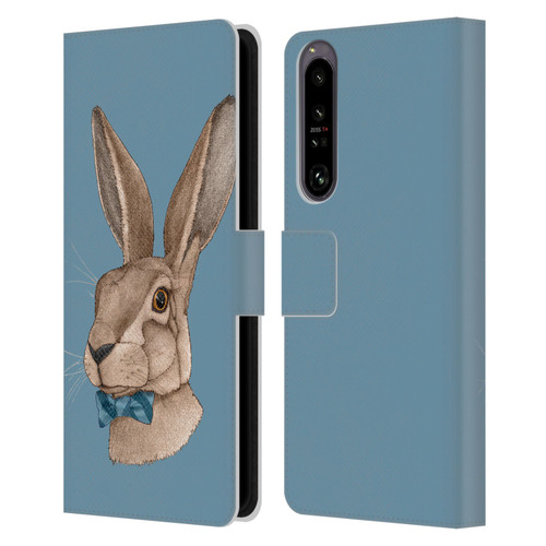 Barruf Animals Hare Leather Book Wallet Case Cover For Sony Xperia 1 IV