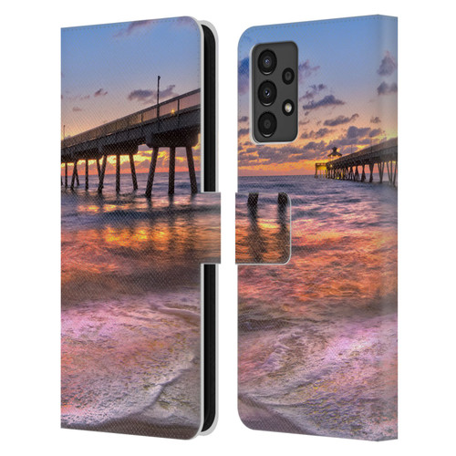 Celebrate Life Gallery Beaches Lace Leather Book Wallet Case Cover For Samsung Galaxy A13 (2022)