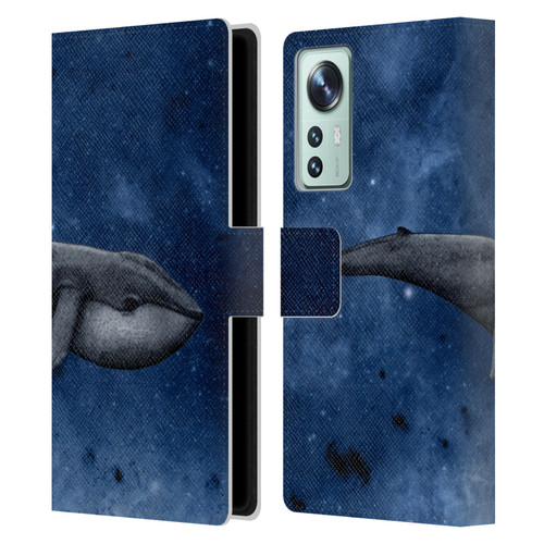 Barruf Animals The Whale Leather Book Wallet Case Cover For Xiaomi 12