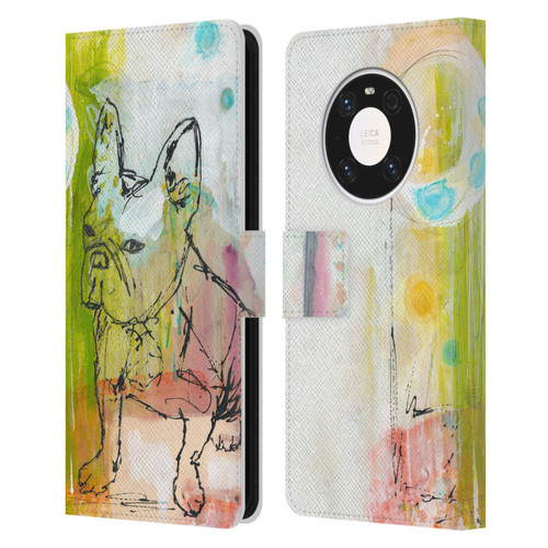 Wyanne Animals Attitude Leather Book Wallet Case Cover For Huawei Mate 40 Pro 5G