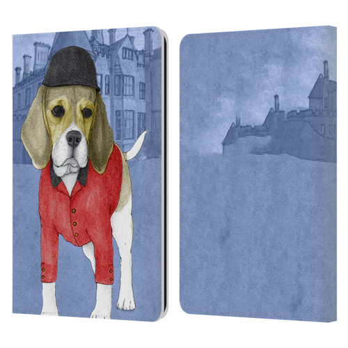 Barruf Dogs Beagle Leather Book Wallet Case Cover For Amazon Kindle Paperwhite 1 / 2 / 3