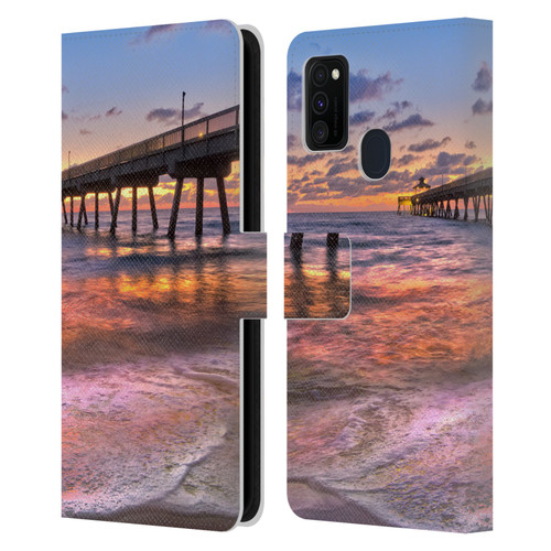 Celebrate Life Gallery Beaches Lace Leather Book Wallet Case Cover For Samsung Galaxy M30s (2019)/M21 (2020)