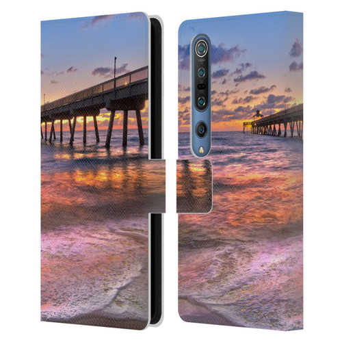 Celebrate Life Gallery Beaches Lace Leather Book Wallet Case Cover For Xiaomi Mi 10 5G / Mi 10 Pro 5G