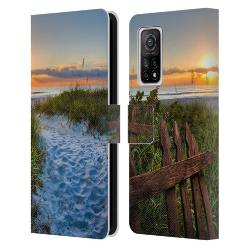 Celebrate Life Gallery Beaches Sandy Trail Leather Book Wallet Case Cover For Xiaomi Mi 10T 5G