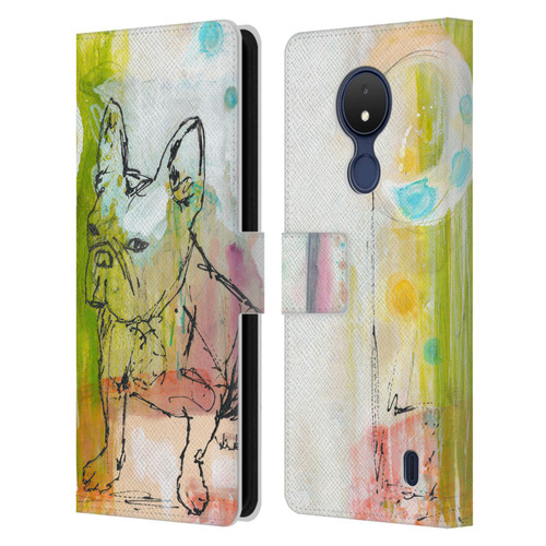Wyanne Animals Attitude Leather Book Wallet Case Cover For Nokia C21