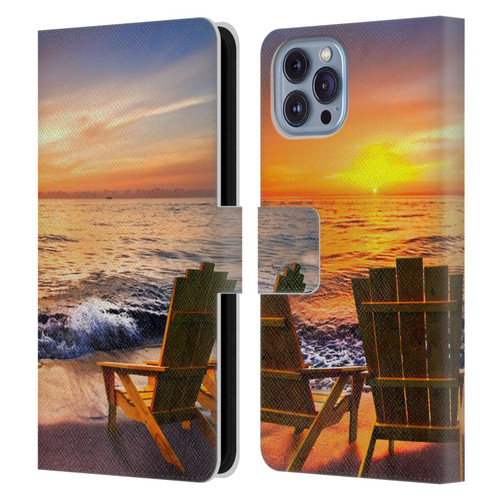 Celebrate Life Gallery Beaches 2 Sea Dreams III Leather Book Wallet Case Cover For Apple iPhone 14