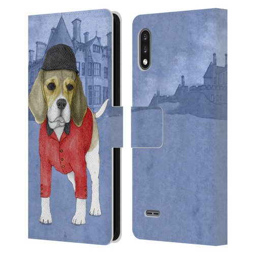 Barruf Dogs Beagle Leather Book Wallet Case Cover For LG K22