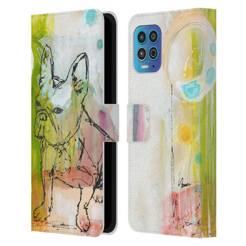 Wyanne Animals Attitude Leather Book Wallet Case Cover For Motorola Moto G100