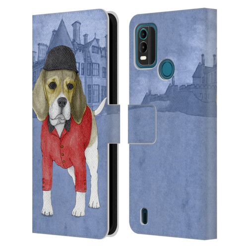 Barruf Dogs Beagle Leather Book Wallet Case Cover For Nokia G11 Plus