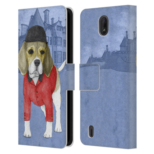 Barruf Dogs Beagle Leather Book Wallet Case Cover For Nokia C01 Plus/C1 2nd Edition