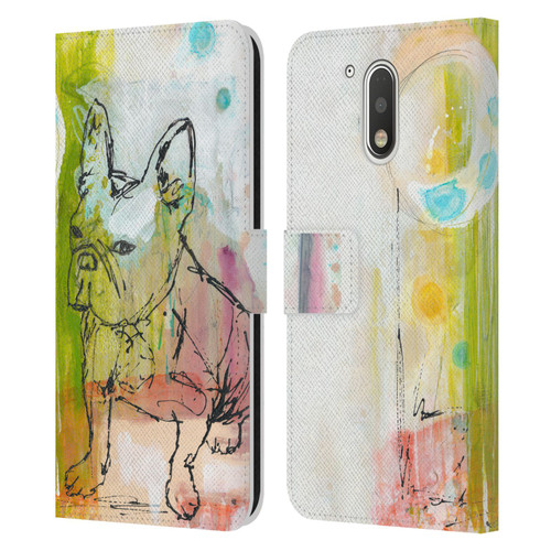 Wyanne Animals Attitude Leather Book Wallet Case Cover For Motorola Moto G41