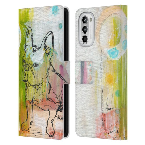 Wyanne Animals Attitude Leather Book Wallet Case Cover For Motorola Moto G52