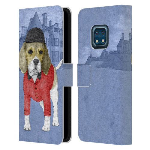 Barruf Dogs Beagle Leather Book Wallet Case Cover For Nokia XR20