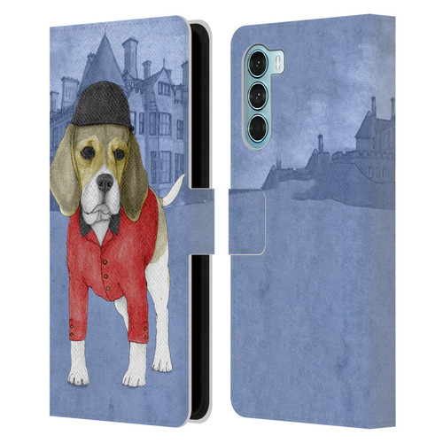 Barruf Dogs Beagle Leather Book Wallet Case Cover For Motorola Edge S30 / Moto G200 5G