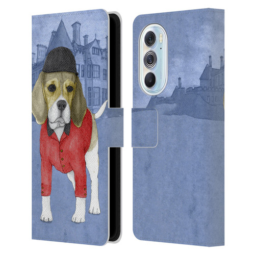 Barruf Dogs Beagle Leather Book Wallet Case Cover For Motorola Edge X30