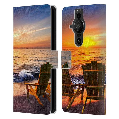 Celebrate Life Gallery Beaches 2 Sea Dreams III Leather Book Wallet Case Cover For Sony Xperia Pro-I