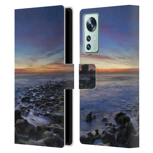 Celebrate Life Gallery Beaches 2 Blue Lagoon Leather Book Wallet Case Cover For Xiaomi 12