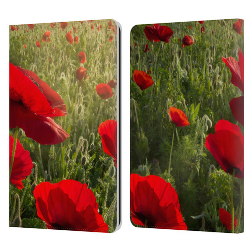 Celebrate Life Gallery Florals Waiting For The Morning Leather Book Wallet Case Cover For Amazon Kindle Paperwhite 1 / 2 / 3