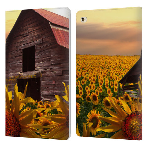 Celebrate Life Gallery Florals Sunflower Dance Leather Book Wallet Case Cover For Apple iPad mini 4