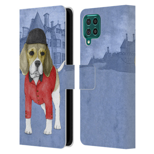 Barruf Dogs Beagle Leather Book Wallet Case Cover For Samsung Galaxy F62 (2021)