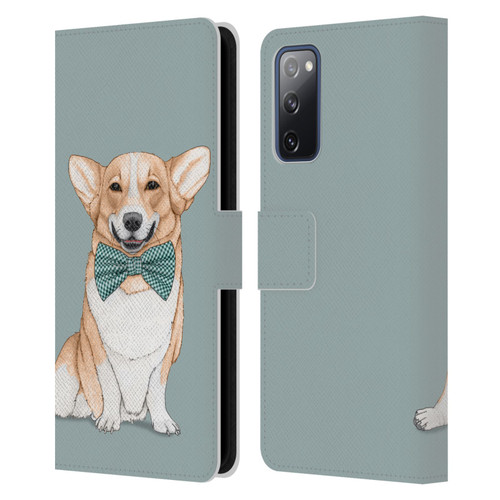 Barruf Dogs Corgi Leather Book Wallet Case Cover For Samsung Galaxy S20 FE / 5G