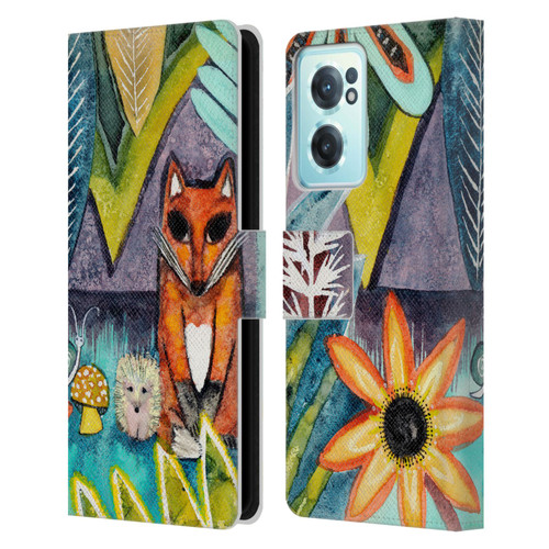 Wyanne Animals 2 Fox Leather Book Wallet Case Cover For OnePlus Nord CE 2 5G