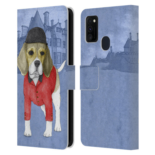 Barruf Dogs Beagle Leather Book Wallet Case Cover For Samsung Galaxy M30s (2019)/M21 (2020)
