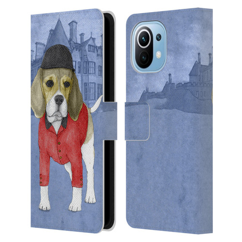 Barruf Dogs Beagle Leather Book Wallet Case Cover For Xiaomi Mi 11