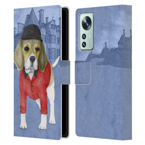 Barruf Dogs Beagle Leather Book Wallet Case Cover For Xiaomi 12