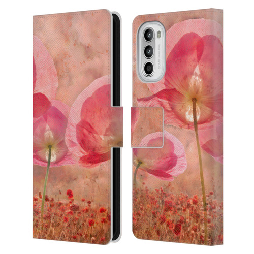 Celebrate Life Gallery Florals Dance Of The Fairies Leather Book Wallet Case Cover For Motorola Moto G52