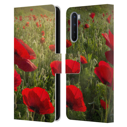 Celebrate Life Gallery Florals Waiting For The Morning Leather Book Wallet Case Cover For OnePlus Nord 5G