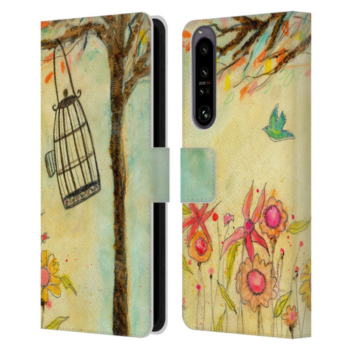 Wyanne Birds Free To Be Leather Book Wallet Case Cover For Sony Xperia 1 IV