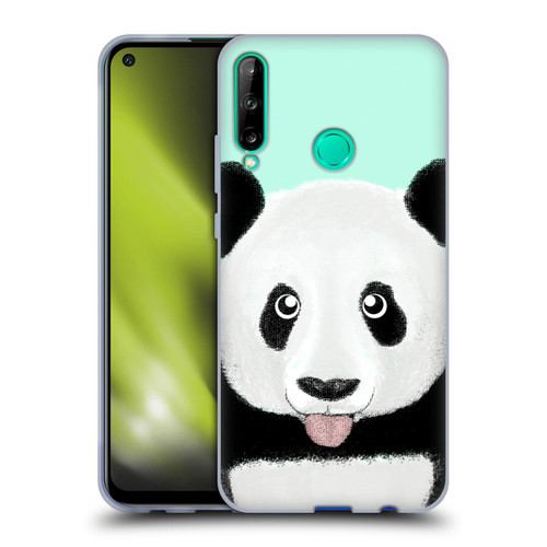 Barruf Animals The Cute Panda Soft Gel Case for Huawei P40 lite E