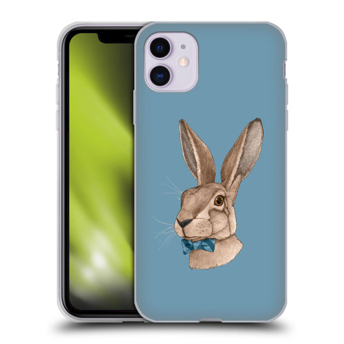 Barruf Animals Hare Soft Gel Case for Apple iPhone 11