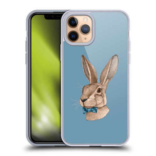 Barruf Animals Hare Soft Gel Case for Apple iPhone 11 Pro