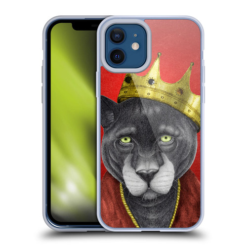 Barruf Animals The King Panther Soft Gel Case for Apple iPhone 12 / iPhone 12 Pro