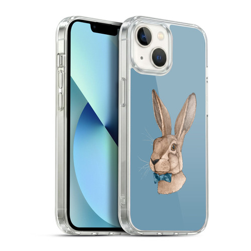 Barruf Animals Hare Soft Gel Case for Apple iPhone 13