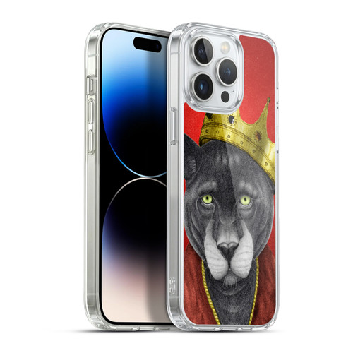 Barruf Animals The King Panther Soft Gel Case for Apple iPhone 13 Pro Max & MagSafe