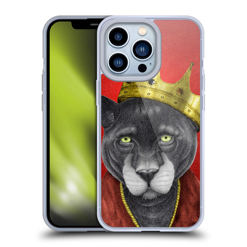 Barruf Animals The King Panther Soft Gel Case for Apple iPhone 13 Pro