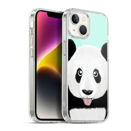 Barruf Animals The Cute Panda Soft Gel Case for Apple iPhone 14