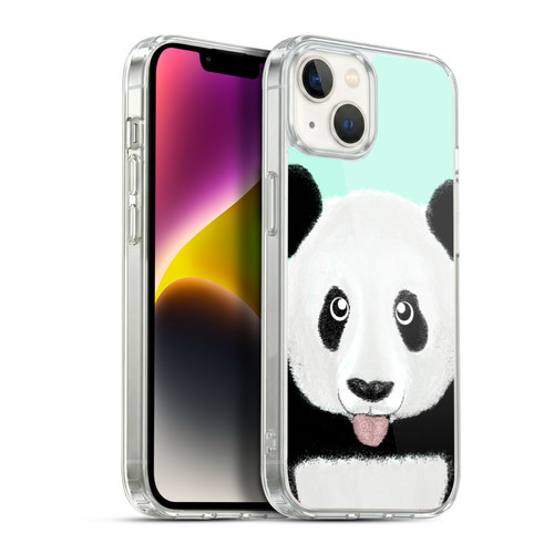 Barruf Animals The Cute Panda Soft Gel Case for Apple iPhone 14 Plus & MagSafe