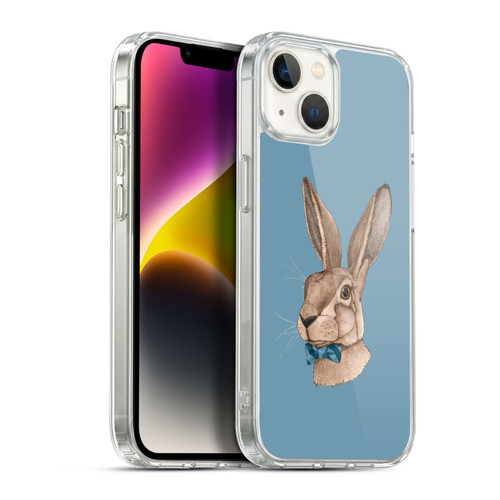 Barruf Animals Hare Soft Gel Case for Apple iPhone 14 Plus & MagSafe